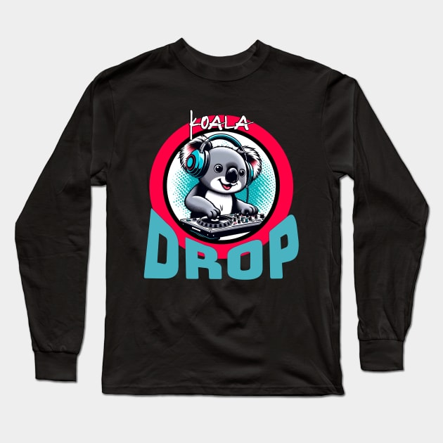 Dj koala Long Sleeve T-Shirt by Create Magnus